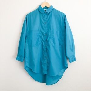 Vintage 90’s Blue Button-Down Shirt